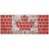 Canadian Flag Dark Wood Magic Keyboard Skin