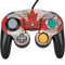 Canadian Flag Dark Wood Nintendo GameCube Controller Skin