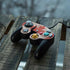 Canadian Flag Dark Wood Nintendo GameCube Controller Skin
