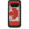 Canadian Flag Dark Wood Otterbox Commuter Galaxy Skin