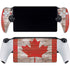 Canadian Flag Dark Wood PlayStation Portal Remote Player Skin