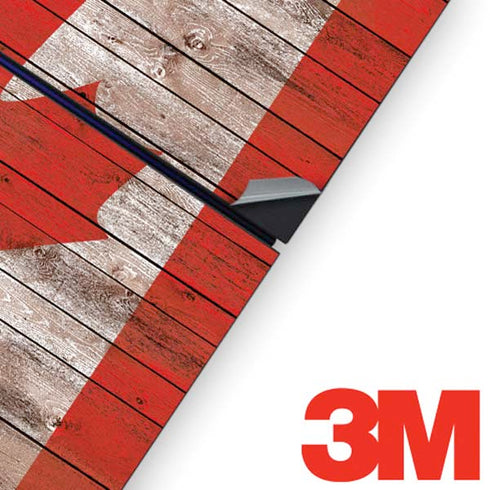 Canadian Flag Dark Wood PS4 Console and Controller Bundle Skin