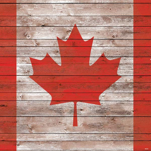 Canadian Flag Dark Wood PS4 Console and Controller Bundle Skin