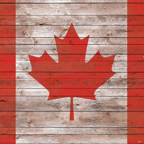Canadian Flag Dark Wood PS4 Pro Bundle Skin