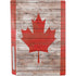 Canadian Flag Dark Wood PS5 Console Skin