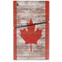Canadian Flag Dark Wood PS5 Slim Disk Console Skin