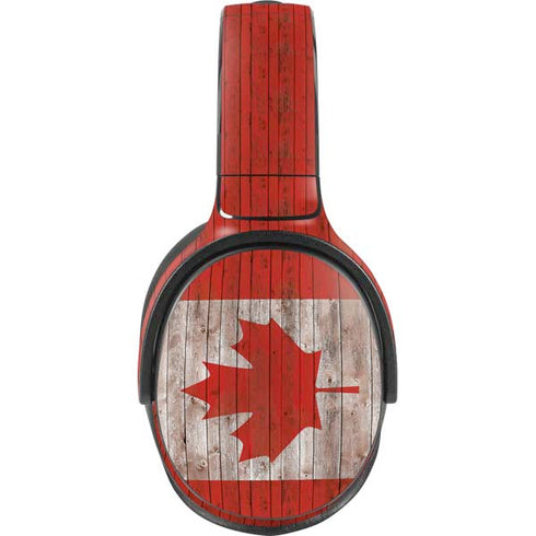 Canadian Flag Dark Wood Skullcandy Venue Skin