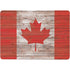 Canadian Flag Dark Wood Surface Laptop Studio Skin