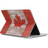 Canadian Flag Dark Wood Surface Laptop Studio Skin