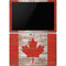 Canadian Flag Dark Wood Surface Pro 6 Skin