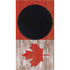 Canadian Flag Dark Wood Xbox Series S Console Skin