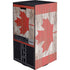 Canadian Flag Dark Wood Xbox Series X Console Skin