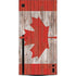 Canadian Flag Dark Wood Xbox Series X Console Skin