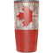 Canadian Flag Dark Wood Yeti 20oz Tumbler Skin