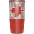 Canadian Flag Dark Wood Yeti 20oz Tumbler Skin