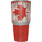 Canadian Flag Dark Wood Yeti 30oz Rambler Tumbler Skin