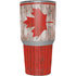 Canadian Flag Dark Wood Yeti 30oz Rambler Tumbler Skin