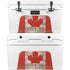 Canadian Flag Dark Wood YETI Tundra 45 Hard Cooler Skin