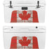Canadian Flag Dark Wood YETI Tundra 65 Hard Cooler Skin