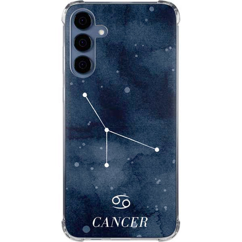 Cancer Constellation Galaxy S24 Clear Case