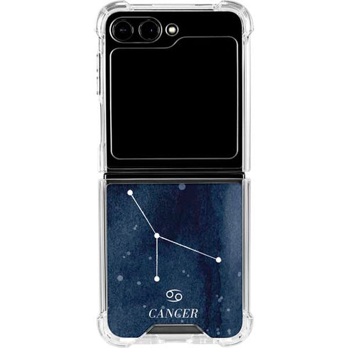 Cancer Constellation Galaxy Z Flip5 5G Clear Case