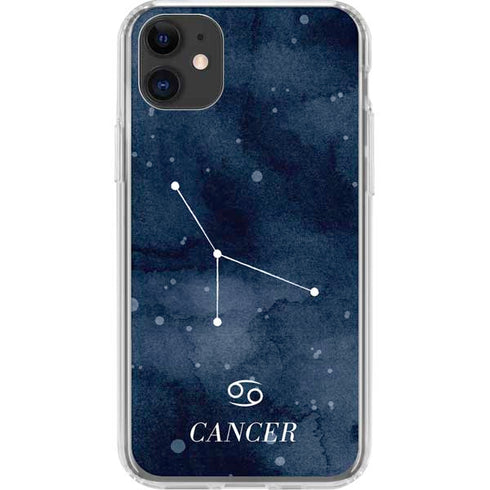 Cancer Constellation iPhone 11 Clear Case