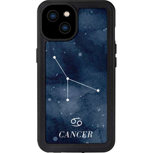 Cancer Constellation iPhone 15 Plus Waterproof Case