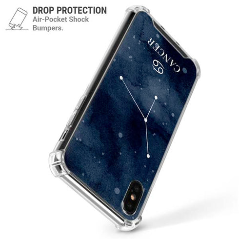 Cancer Constellation iPhone XS Max Clear Case