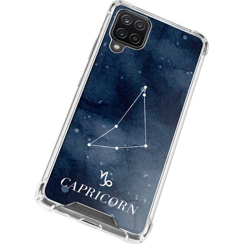 Capricorn Constellation Galaxy A12 Clear Case