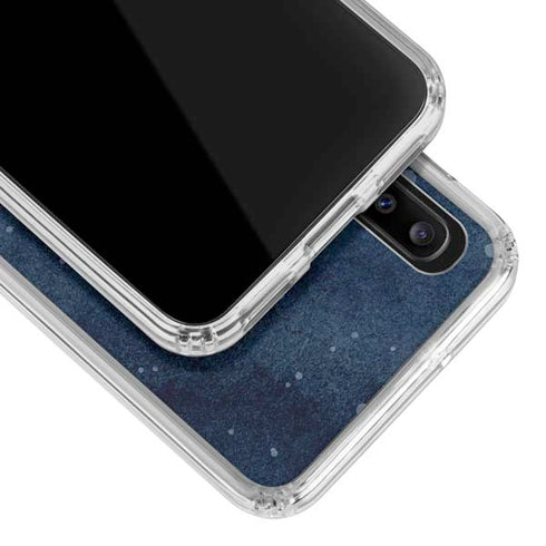 Capricorn Constellation Galaxy A20 Clear Case