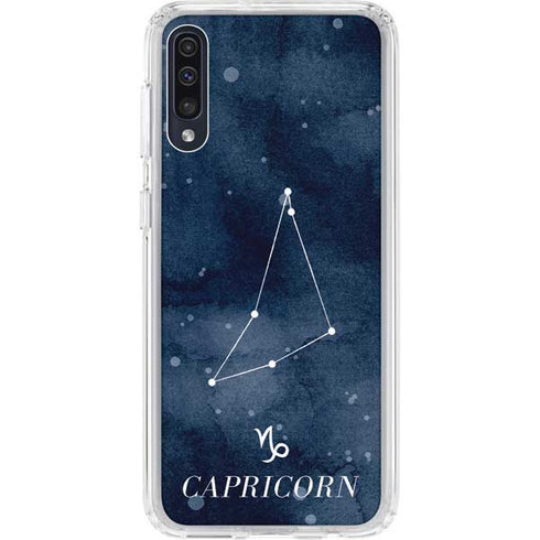 Capricorn Constellation Galaxy A50 Clear Case