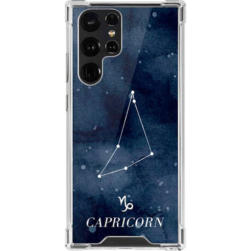 Capricorn Constellation Galaxy S22 Ultra Clear Case