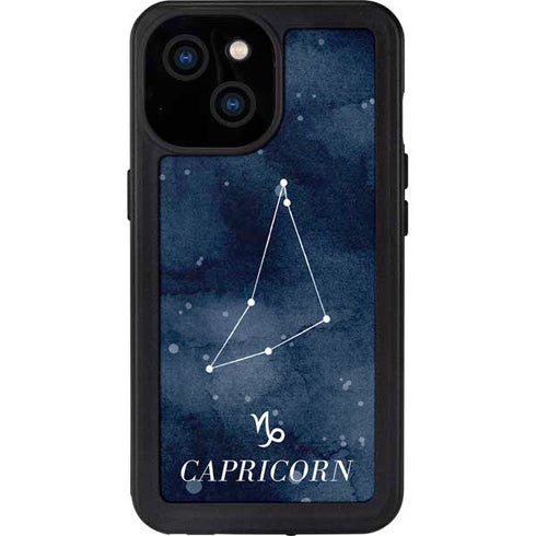 Capricorn Constellation iPhone 15 Waterproof Case