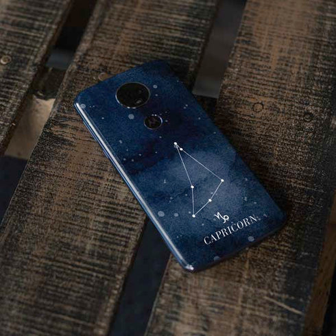 Capricorn Constellation Moto E5 Plus Skin