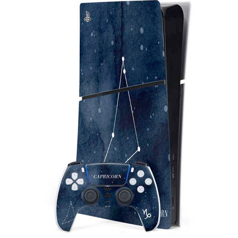 Capricorn Constellation PS5 Slim Digital Edition Console Skin