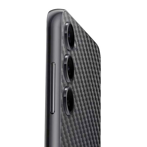 Black Carbon Fiber Specialty Texture Material Galaxy A14 5G Skin