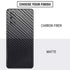 Black Carbon Fiber Specialty Texture Material Galaxy S20 Skin
