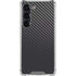 Black Carbon Fiber Specialty Texture Material Galaxy S23 Clear Case