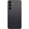 Black Carbon Fiber Specialty Texture Material Galaxy S23 FE Skin