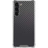 Black Carbon Fiber Specialty Texture Material Galaxy S23 Plus Clear Case