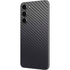 Black Carbon Fiber Specialty Texture Material Galaxy S23 Plus Skin