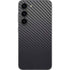 Black Carbon Fiber Specialty Texture Material Galaxy S23 Skin