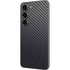 Black Carbon Fiber Specialty Texture Material Galaxy S23 Skin