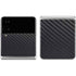 Black Carbon Fiber Specialty Texture Material Galaxy Z Flip4 5G Skin