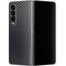 Black Carbon Fiber Specialty Texture Material Galaxy Z Fold4 5G Skin