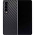 Black Carbon Fiber Specialty Texture Material Galaxy Z Fold4 5G Skin