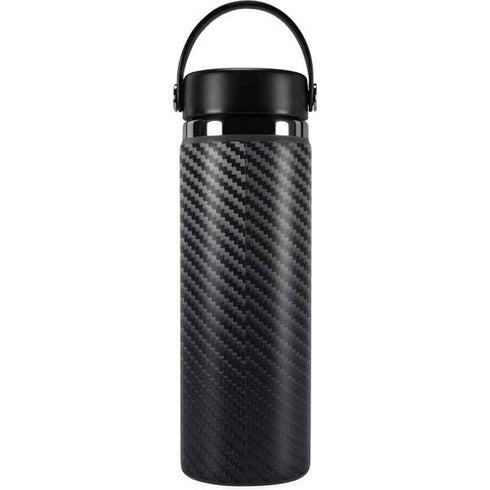 Black Carbon Fiber Specialty Texture Material Hydro Flask 20oz Wide Mouth Skin