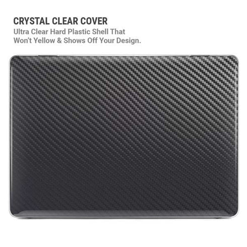 Black Carbon Fiber Specialty Texture Material MacBook Air 13in M1 (2021) Case plus Skin
