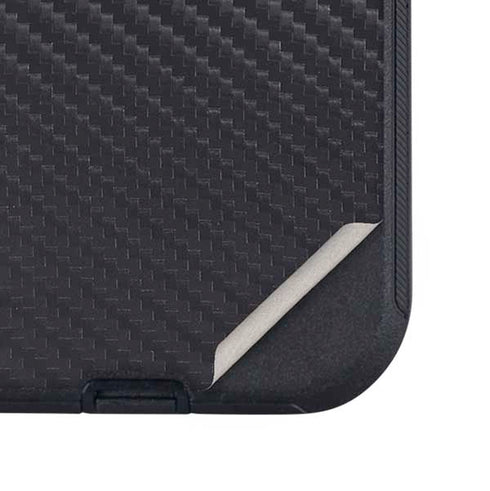 Black Carbon Fiber Specialty Texture Material Otterbox Defender iPhone Skin