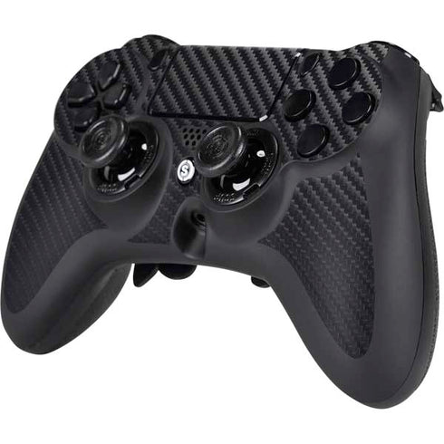 Black Carbon Fiber Specialty Texture Material PS4/PC SCUF Impact Controller Skin